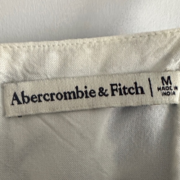 Abercrombie & Fitch Ruched Chiffon Midi Dress - Picture 3 of 5